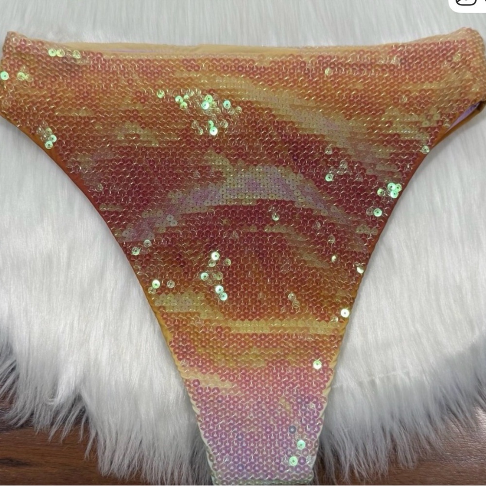Sequin Bikini Bottom - Picture 2 of 4